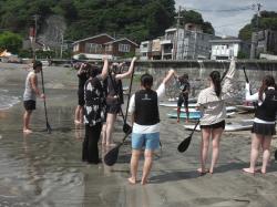 9/14 AM  SUP(サップ、スタンドアップパドル)体験スクール付きレンタル  鎌倉ハイサーフ