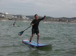 9/14 AM  SUP(サップ、スタンドアップパドル)体験スクール付きレンタル  鎌倉ハイサーフ