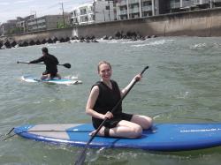 9/14 AM  SUP(サップ、スタンドアップパドル)体験スクール付きレンタル  鎌倉ハイサーフ