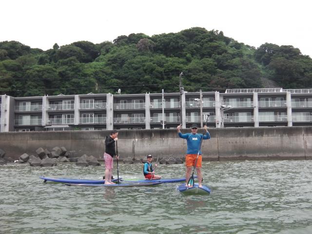 9/15 AM SUP(サップ、スタンドアップパドル)体験スクール付きレンタル  鎌倉ハイサーフ