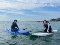10/4  AM SUP(サップ、スタンドアップパドル)体験スクール付きレンタル   鎌倉ハイサーフ 