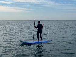 10/4  AM SUP(サップ、スタンドアップパドル)体験スクール付きレンタル   鎌倉ハイサーフ 