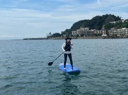 10/4  AM SUP(サップ、スタンドアップパドル)体験スクール付きレンタル   鎌倉ハイサーフ 