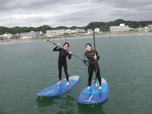 10/7 AM SUP(サップ、スタンドアップパドル)体験スクール付きレンタル  鎌倉ハイサーフ 
