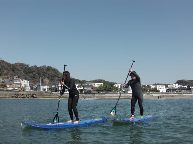 3/21 AM SUP(サップ、スタンドアップパドル)体験スクール付きレンタル  鎌倉ハイサーフ