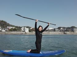 3/21 AM SUP(サップ、スタンドアップパドル)体験スクール付きレンタル  鎌倉ハイサーフ