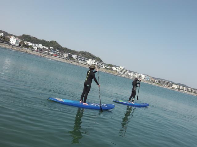 3/21 PM SUP(サップ、スタンドアップパドル)体験スクール  鎌倉ハイサーフ