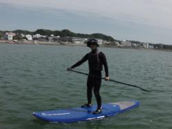 4/12 AM SUP(サップ、スタンドアップパドル)体験スクール付きレンタル  鎌倉ハイサーフ