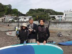4/12 AM SUP(サップ、スタンドアップパドル)体験スクール付きレンタル  鎌倉ハイサーフ