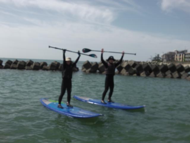 4/12 AM SUP(サップ、スタンドアップパドル)体験スクール付きレンタル  鎌倉ハイサーフ