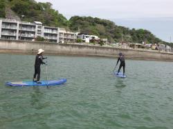 4/12 AM SUP(サップ、スタンドアップパドル)体験スクール付きレンタル  鎌倉ハイサーフ