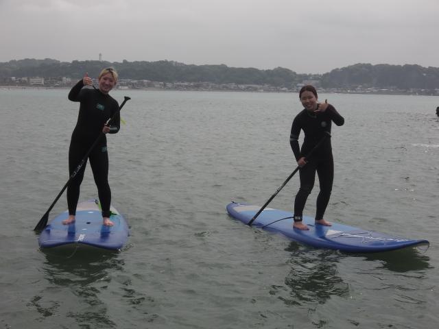 4/29  AM SUP(サップ、スタンドアップパドル)体験スクール付きレンタル  鎌倉ハイサーフ