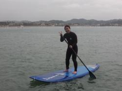 4/29  AM SUP(サップ、スタンドアップパドル)体験スクール付きレンタル  鎌倉ハイサーフ
