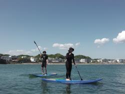 5/10 PM SUP(サップ、スタンドアップパドル)体験スクール付きレンタル   鎌倉ハイサーフ