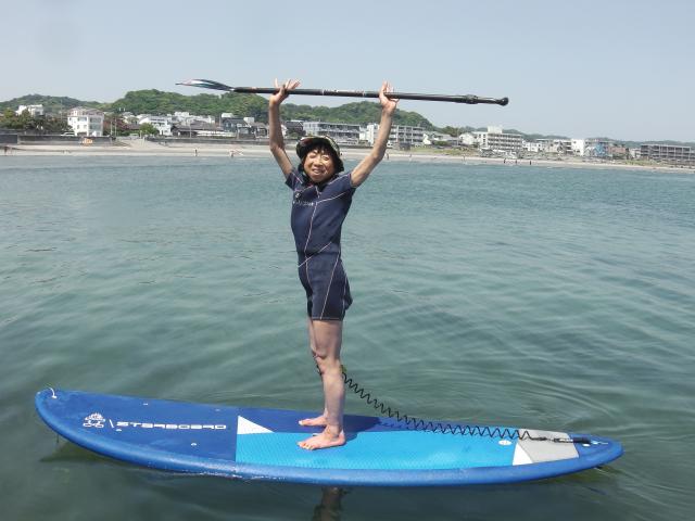 5/18 PM  SUP(サップ、スタンドアップパドル)体験スクール  鎌倉ハイサーフ
