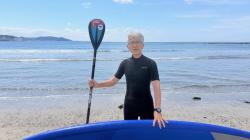 5/25 AM SUP(サップ、スタンドアップパドル)体験スクール付きレンタル  鎌倉ハイサーフ