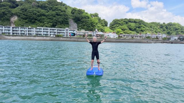 5/25 AM SUP(サップ、スタンドアップパドル)体験スクール付きレンタル  鎌倉ハイサーフ