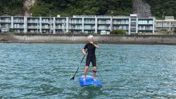 5/25 AM SUP(サップ、スタンドアップパドル)体験スクール付きレンタル  鎌倉ハイサーフ