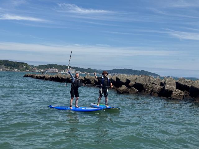 6/6 AM SUP(サップ、スタンドアップパドル)体験スクール付きレンタルサップ   鎌倉ハイサーフ