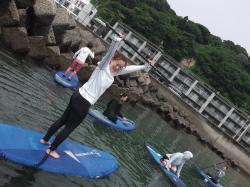 6/13 AM SUP(サップ、スタンドアップパドル)体験スクール付きレンタル  鎌倉ハイサーフ