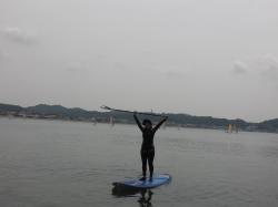 6/13 AM SUP(サップ、スタンドアップパドル)体験スクール付きレンタル  鎌倉ハイサーフ