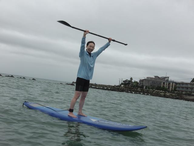 6/21 AM SUP(サップ、スタンドアップパドル)体験スクール  鎌倉ハイサーフ