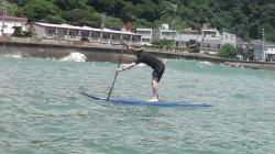 7/8 AM SUP(サップ、スタンドアップパドル)体験スクール付きレンタル  鎌倉ハイサーフ