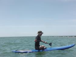 7/8 AM SUP(サップ、スタンドアップパドル)体験スクール付きレンタル  鎌倉ハイサーフ