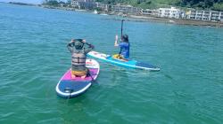 7/9 AM SUP(サップ、スタンドアップパドル)体験スクール付きレンタル  鎌倉ハイサーフ