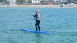 7/9 AM SUP(サップ、スタンドアップパドル)体験スクール付きレンタル  鎌倉ハイサーフ