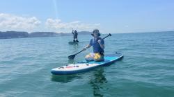 7/9 AM SUP(サップ、スタンドアップパドル)体験スクール付きレンタル  鎌倉ハイサーフ