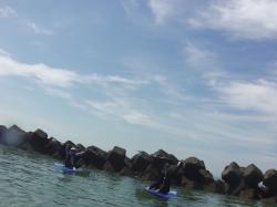 7/14 AM SUP(サップ、スタンドアップパドル)体験スクール付きレンタル  鎌倉ハイサーフ