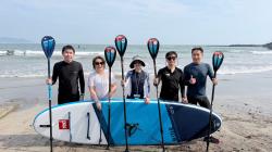 7/14 PM SUP(サップ、スタンドアップパドル)体験スクール付きレンタル  鎌倉ハイサーフ
