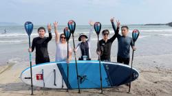 7/14 PM SUP(サップ、スタンドアップパドル)体験スクール付きレンタル  鎌倉ハイサーフ