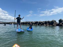 7/18 PM SUP(サップ、スタンドアップパドル)体験スクール付きレンタル  鎌倉ハイサーフ