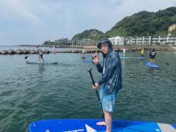8/1 AM SUP(サップ、スタンドアップパドル)体験スクール付きレンタル  鎌倉ハイサーフ 