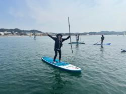 8/1 AM SUP(サップ、スタンドアップパドル)体験スクール付きレンタル  鎌倉ハイサーフ 