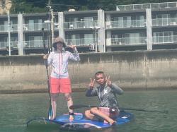 8/1 AM SUP(サップ、スタンドアップパドル)体験スクール付きレンタル  鎌倉ハイサーフ 