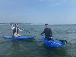 8/1 PM SUP(サップ、スタンドアップパドル)体験スクール付きレンタル  鎌倉ハイサーフ 
