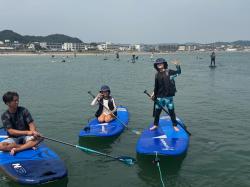 8/1 PM SUP(サップ、スタンドアップパドル)体験スクール付きレンタル  鎌倉ハイサーフ 