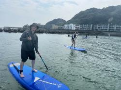 8/1 PM SUP(サップ、スタンドアップパドル)体験スクール付きレンタル  鎌倉ハイサーフ 