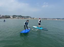 8/2 PM SUP(サップ、スタンドアップパドル)体験スクール付きレンタル  鎌倉ハイサーフ 