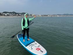 8/2 PM SUP(サップ、スタンドアップパドル)体験スクール付きレンタル  鎌倉ハイサーフ 