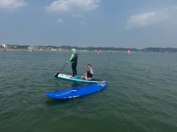 8/2 PM SUP(サップ、スタンドアップパドル)体験スクール付きレンタル  鎌倉ハイサーフ 