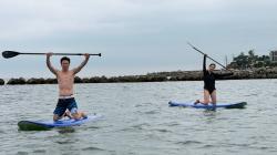8/3 PM SUP(サップ、スタンドアップパドル)体験スクール付きレンタル  鎌倉ハイサーフ 