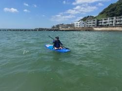 8/4 AM SUP(サップ、スタンドアップパドル)体験スクール付きレンタル   鎌倉ハイサーフ 