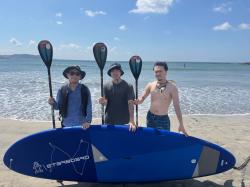8/4 AM SUP(サップ、スタンドアップパドル)体験スクール付きレンタル   鎌倉ハイサーフ 