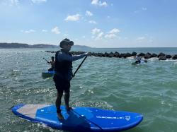 8/4 AM SUP(サップ、スタンドアップパドル)体験スクール付きレンタル   鎌倉ハイサーフ 