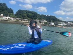8/4 AM SUP(サップ、スタンドアップパドル)体験スクール付きレンタル   鎌倉ハイサーフ 