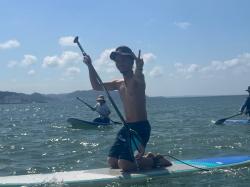 8/4 AM SUP(サップ、スタンドアップパドル)体験スクール付きレンタル   鎌倉ハイサーフ 